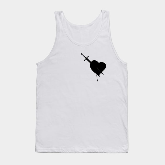 heartless Tank Top by Amez